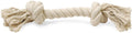 Jeffers White Rope Bone Dog Dental Tug Toy