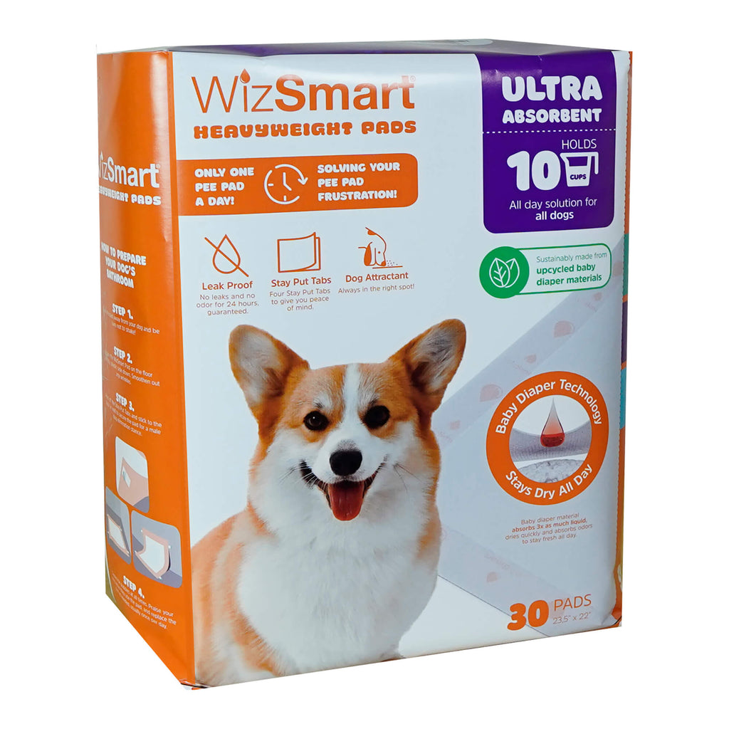 WizSmart Heavyweight Ultra Absorbent Pads for Dogs