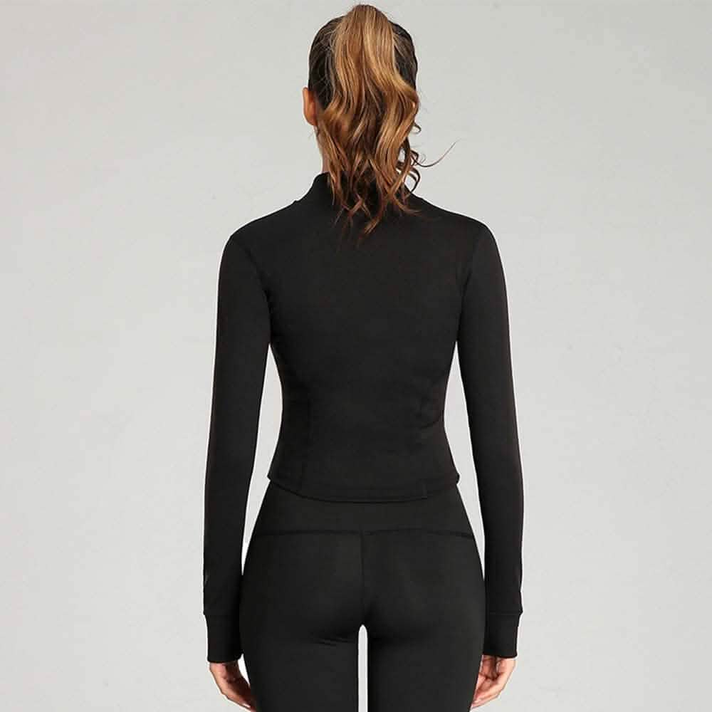 Women's Athletic Full Zip Lightweight Workout Jacket