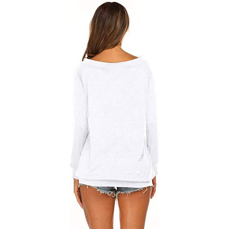 Women's Long Sleeve Off Shoulder Top