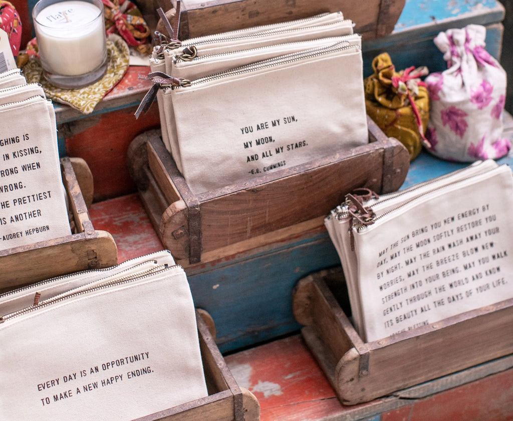 My Wish For You (Maya Angelou Quote) Canvas Zip Bag