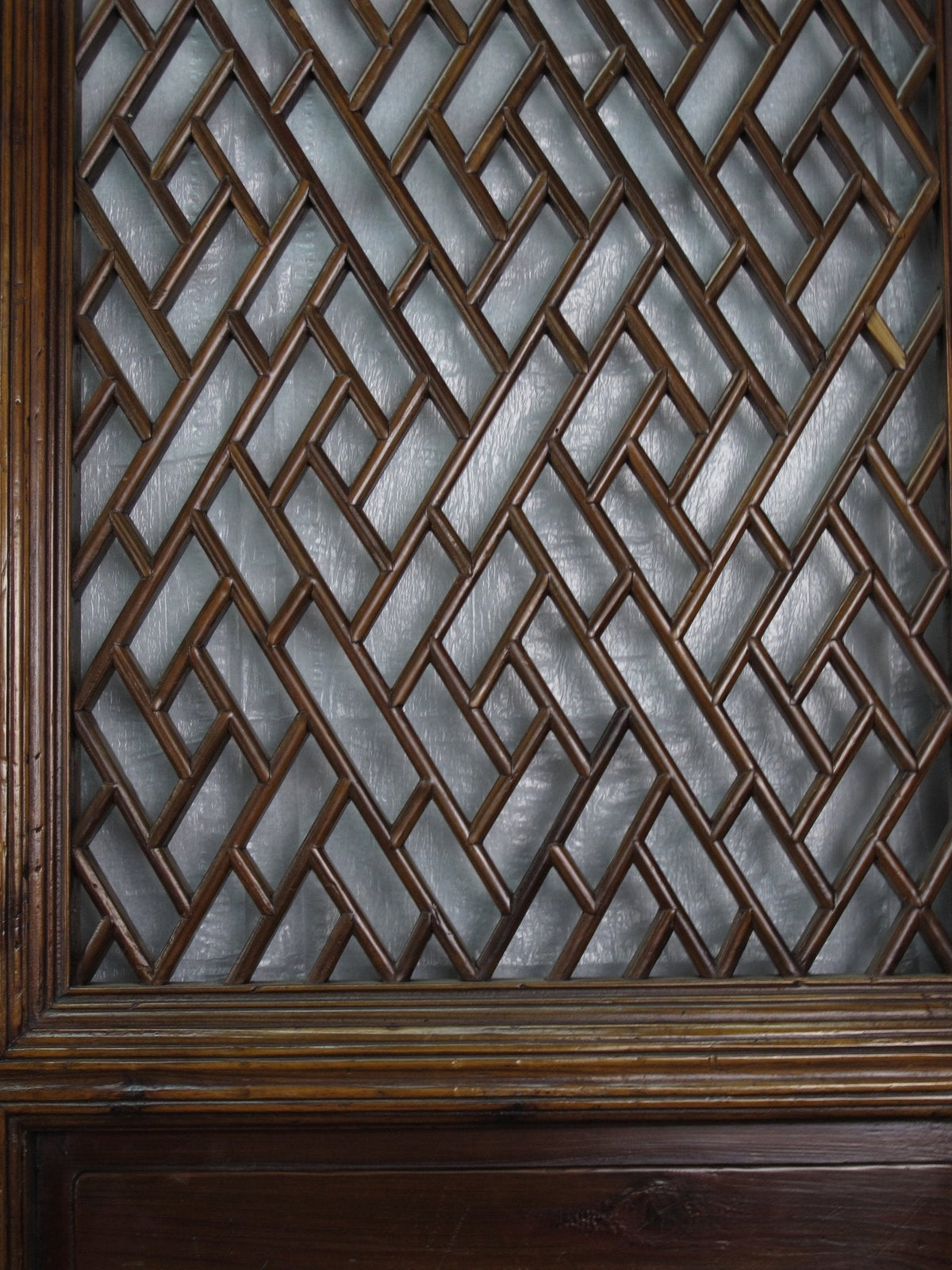 Z-Set of 4 Antique Lattice Screen Door Panel